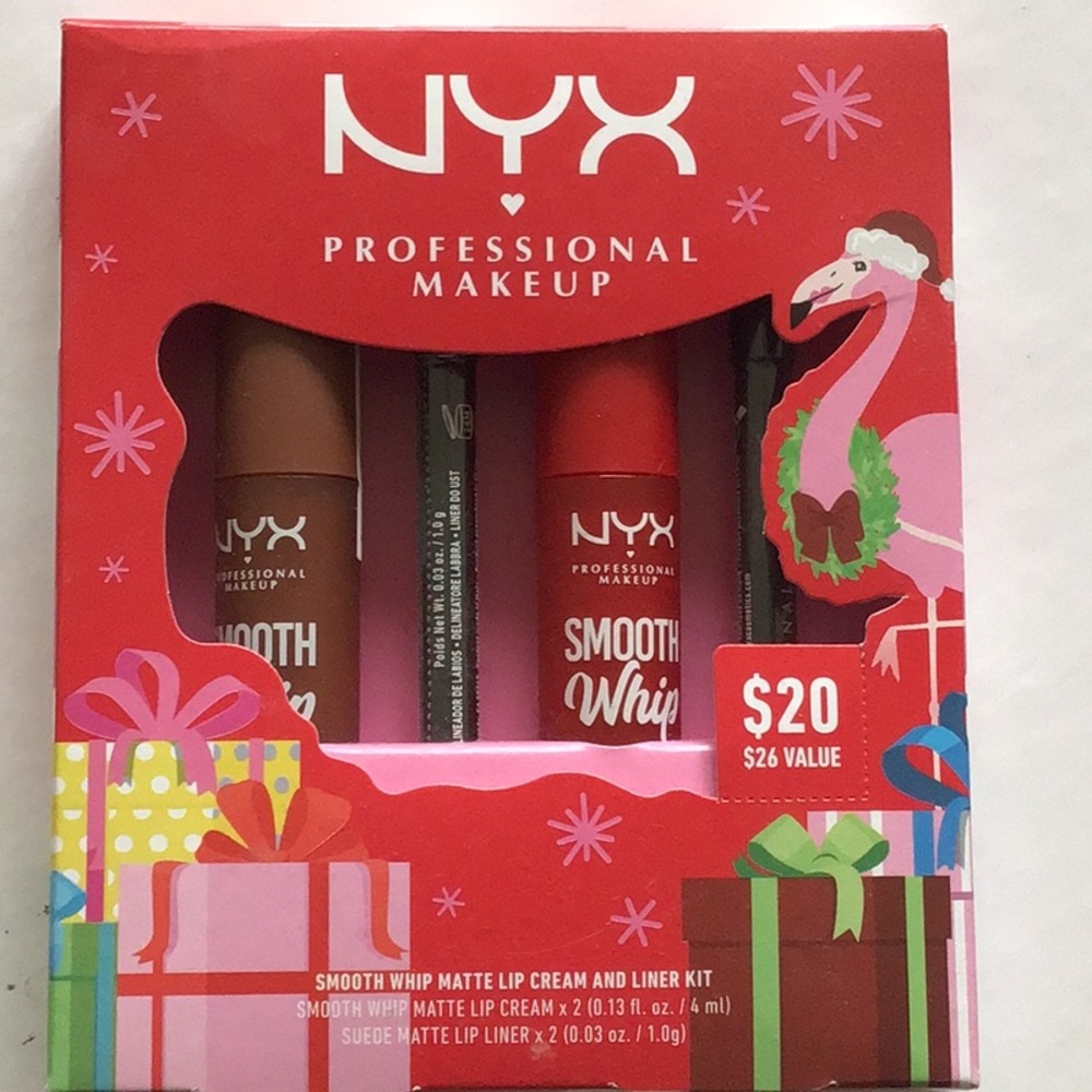 NYX Festive Lip Cream and Liner Set